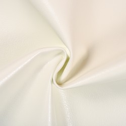 Ткань Дерматин (Кожзам) для мебели, цвет Белый (на отрез)  в Лобне
