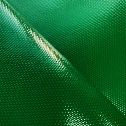 Ткань ПВХ 600 гр/м2 плотная, Зелёный (Ширина 150см), на отрез  в Лобне