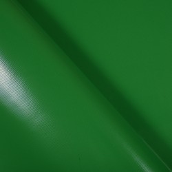 Ткань ПВХ 450 гр/м2, Зелёный (Ширина 160см), на отрез  в Лобне