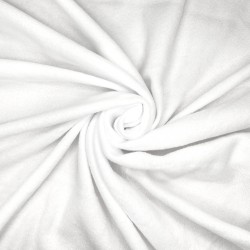 Флис Односторонний 130 гр/м2, цвет Белый (на отрез)  в Лобне