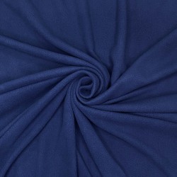 Флис Односторонний 130 гр/м2, цвет Темно-синий (на отрез)  в Лобне