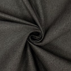 Ткань Рогожка (мебельная), цвет Тёмно-Серый (на отрез)  в Лобне