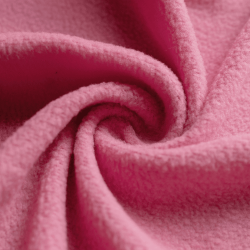 Флис Односторонний 130 гр/м2, цвет Розовый (на отрез)  в Лобне