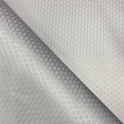 Ткань Оксфорд 300D PU Рип-Стоп СОТЫ, цвет Светло-Серый (на отрез)  в Лобне