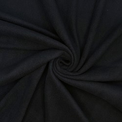 Флис Односторонний 130 гр/м2, цвет Черный (на отрез)  в Лобне