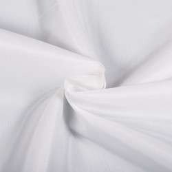 Ткань подкладочная Таффета 190Т, цвет Белый (на отрез)  в Лобне