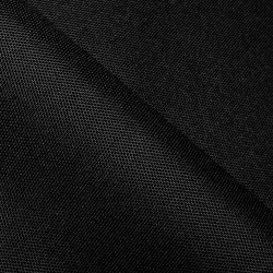 Прорезиненная ткань Оксфорд 600D ПВХ, Черный (на отрез)  в Лобне