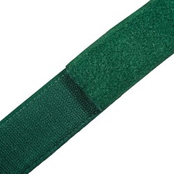 Контактная лента 40мм (38мм) цвет Зелёный (велькро-липучка, на отрез)  в Лобне