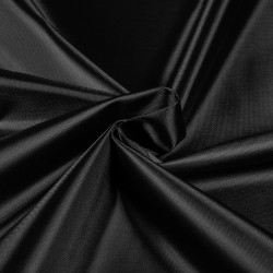 *Ткань Оксфорд 210D PU, цвет Черный (на отрез)  в Лобне
