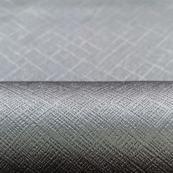 Ткань Блэкаут для штор светозатемняющая 100% &quot;Орнамент Серый&quot; (на отрез)  в Лобне